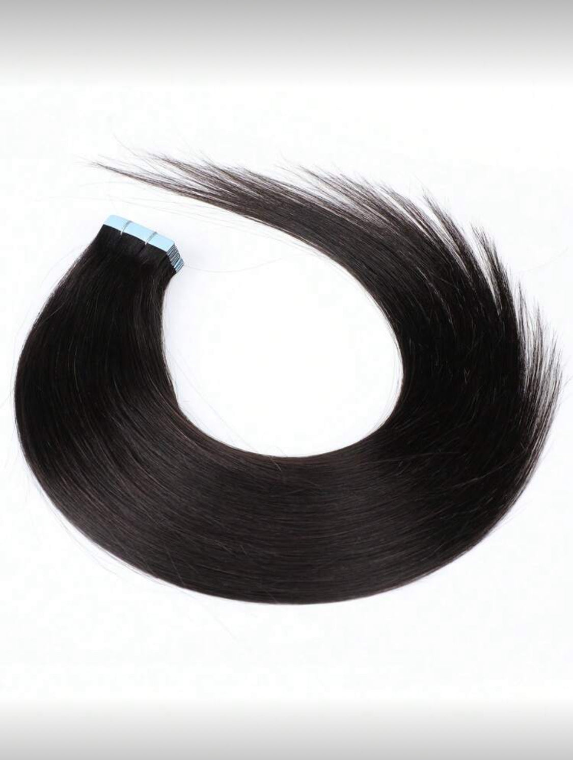 Remy Echthaar Tape In Extensions Echt Remy Echthaar Schwarz 20 Stück/Packung Unsichtbares Tape In Naturhaar