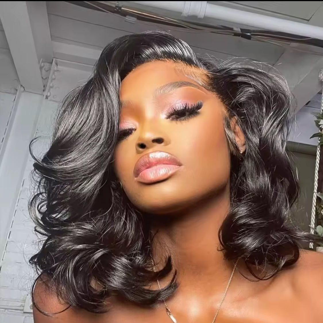 250 Density Short Bob Body Wave 13x6 HD Lace Frontal Human Hair Wigs Glueless 100% Human Hair Wig Pre Plucked