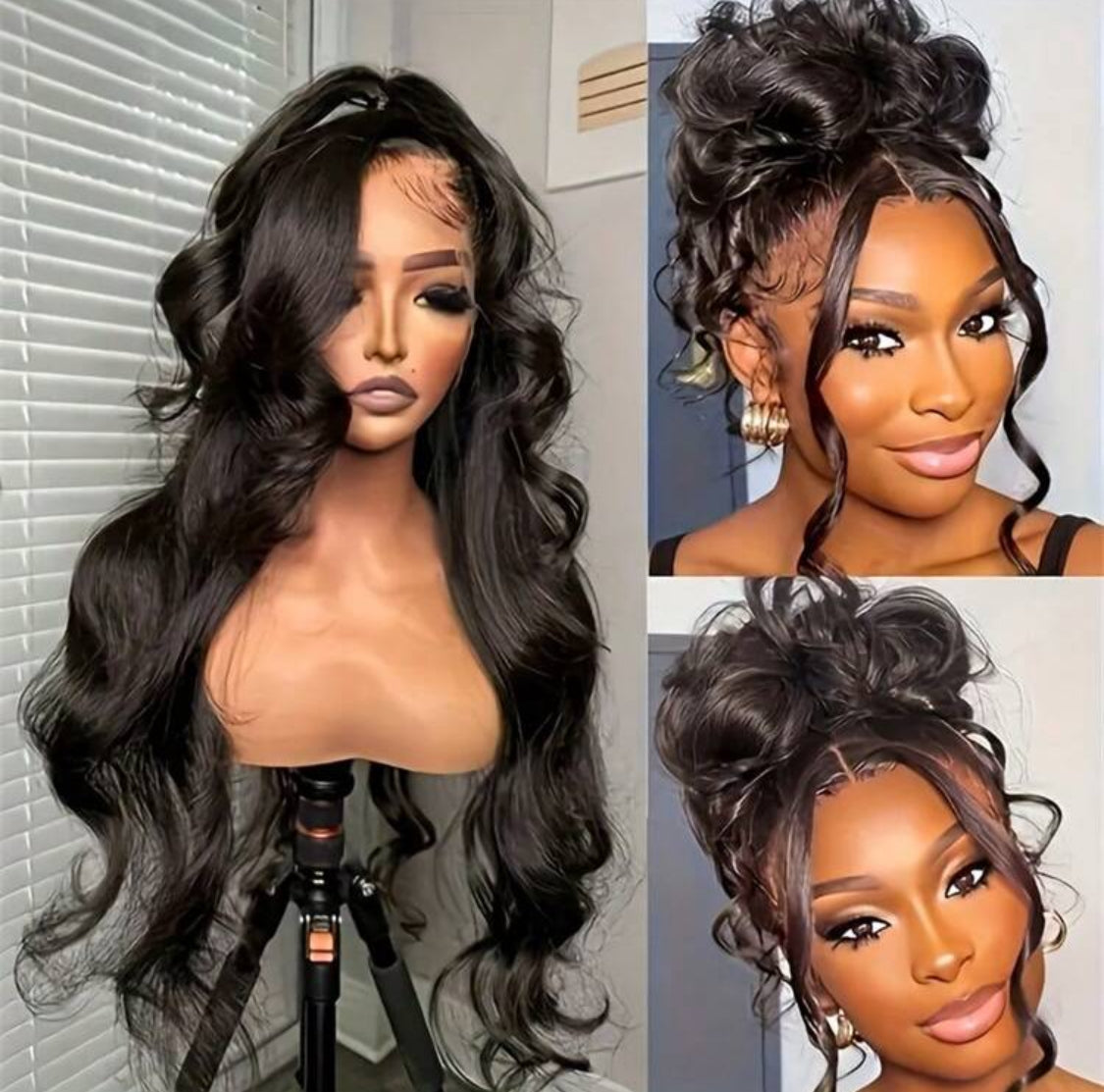 13x4 Body Wave HD Transparent Lace Front Wig Pre Plucked 360 Lace Frontal Wig Human Hair Wigs 200 Density