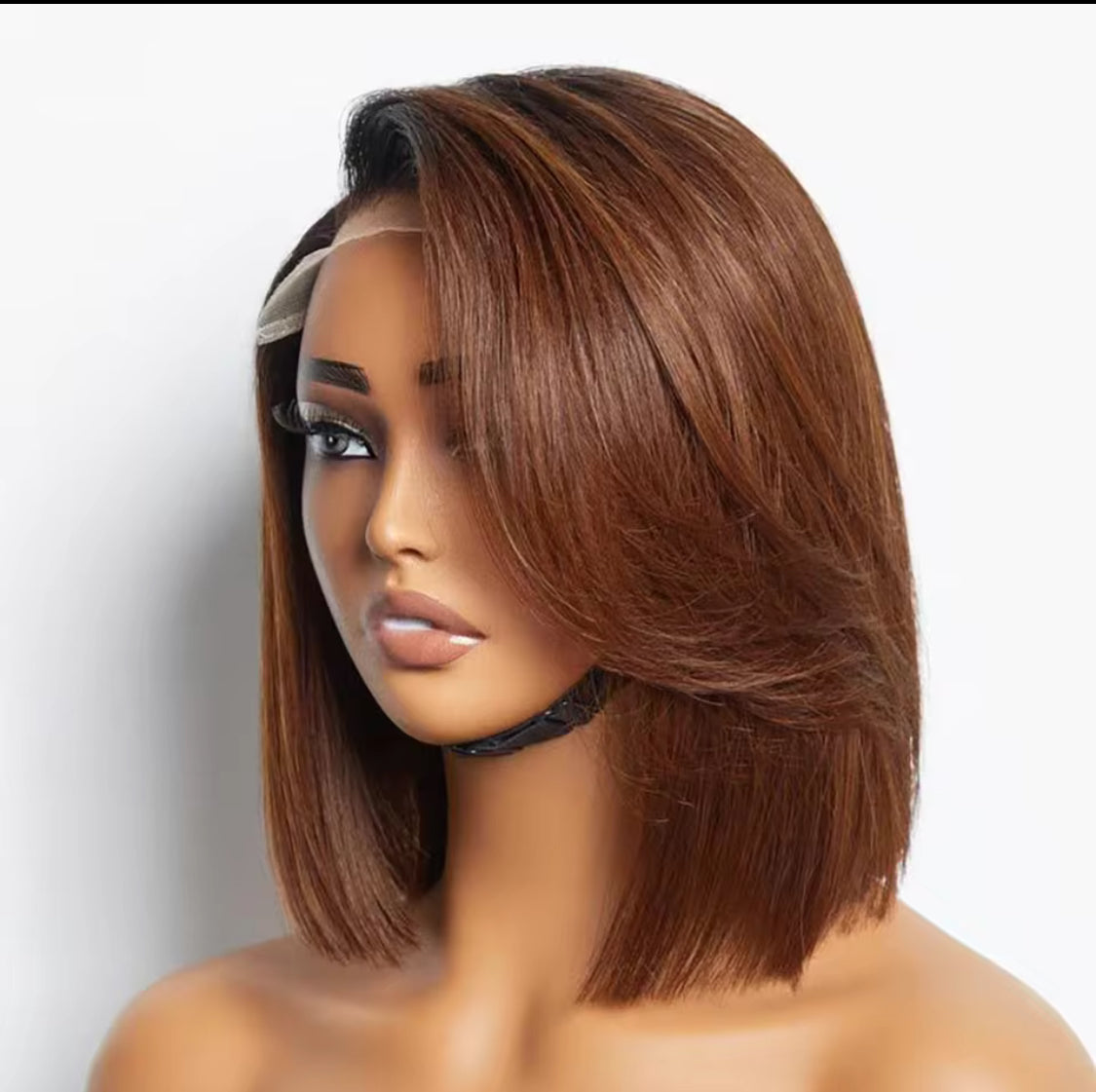 Bob Wig Brazilian Hair Lace Front Human Hair Wigs Short Bob Wig Pre Plucked Natural Color