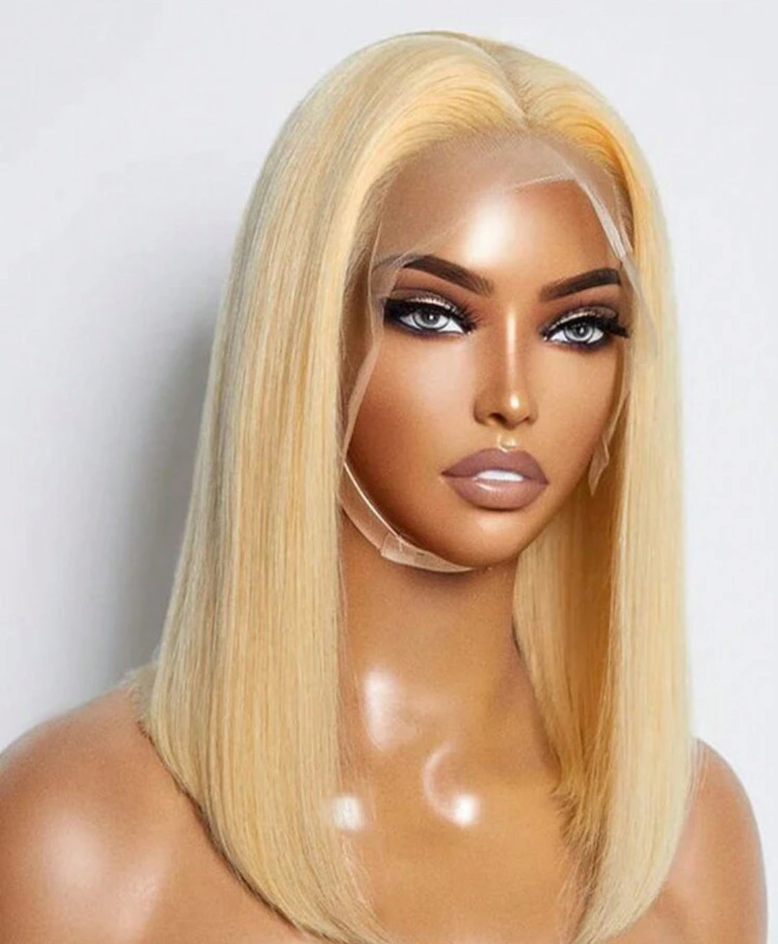 613 Lace Front Perücke Blonde Bob Perücke Echthaar 180% Dichte 13x4x1 Lace Frontal Perücken Echthaar vorgezupft mit Babyhaar