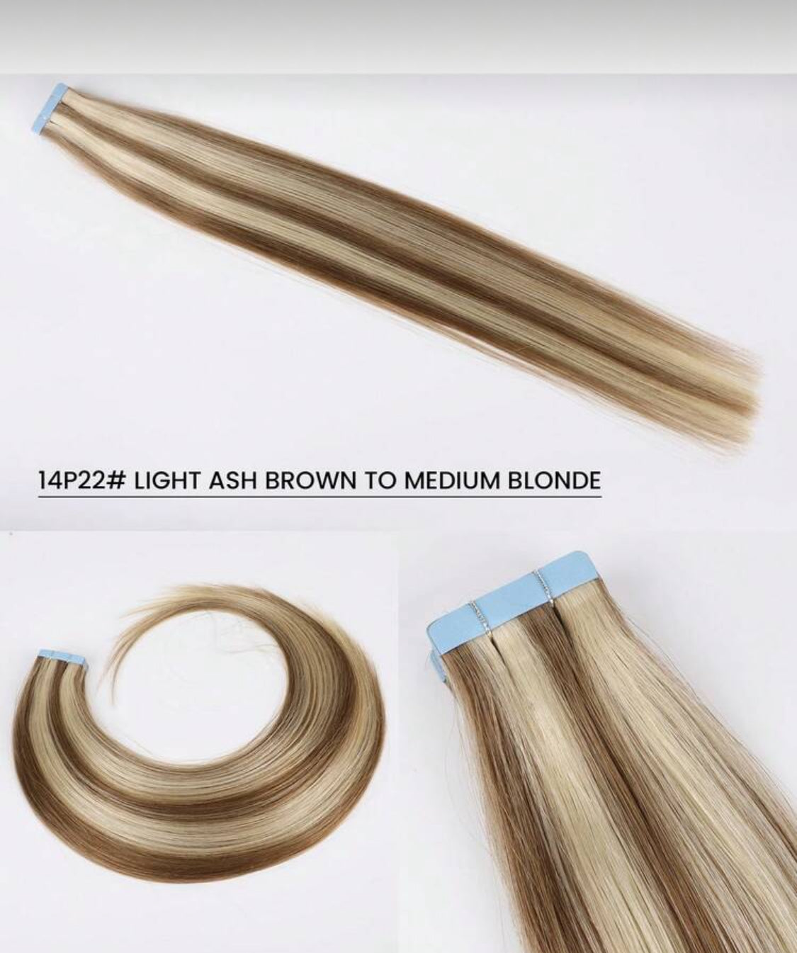 Invisible Tape in Remy Human Hair Extensions Real Remy Human Hair Black 20 Pcs/Pack In Natural Human Hair