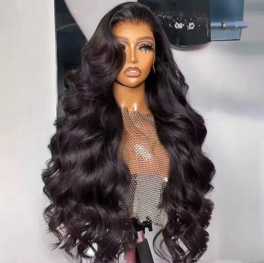 13x4 Body Wave HD Transparent Lace Front Wig Pre Plucked 360 Lace Frontal Wig Human Hair Wigs 200 Density