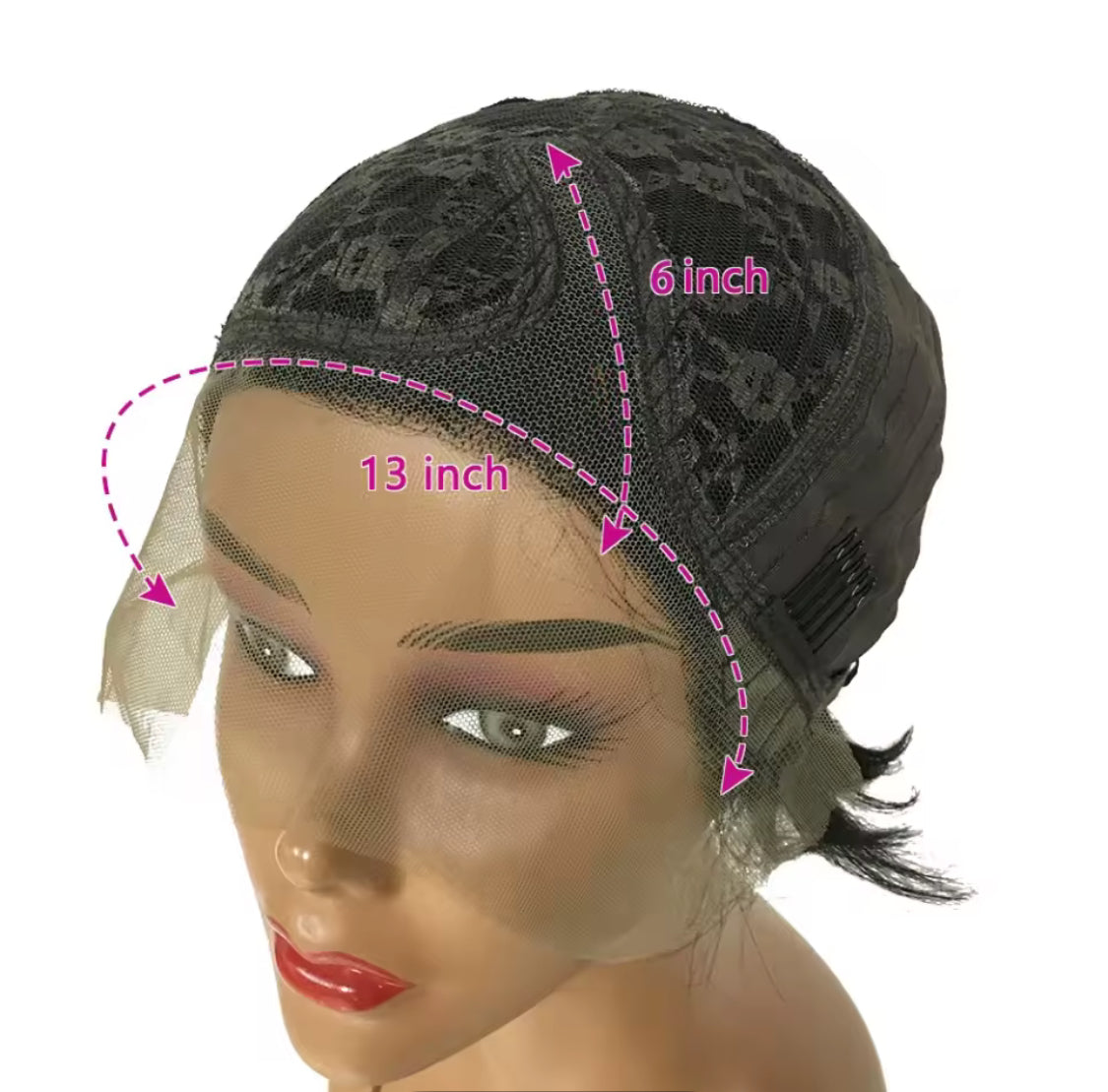Lace Front 13x4 Short Pixie Cut Wig  Pixie Cut Transparent Frontal Wig