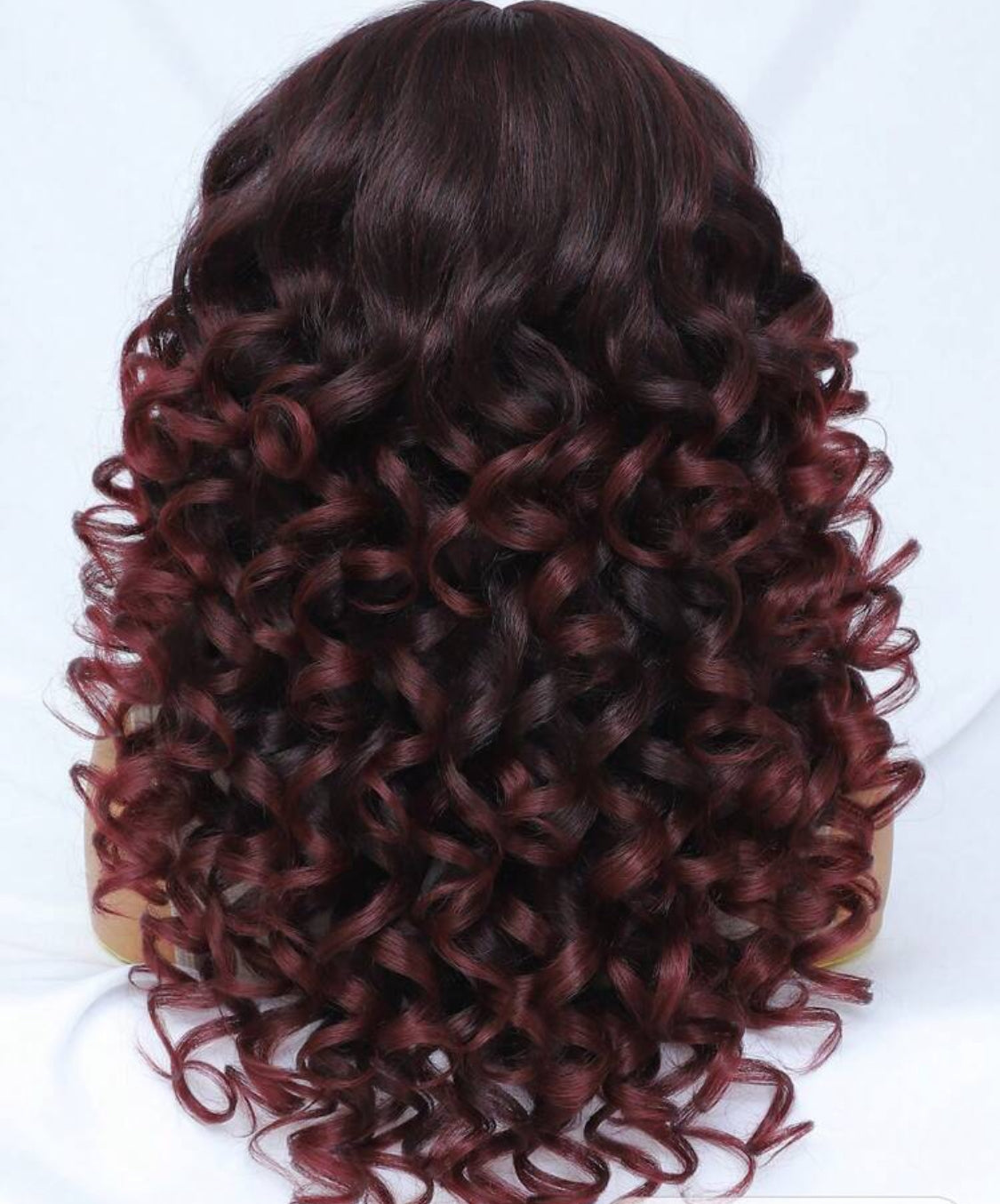24 Inch HD  Heat Resistant Fiber Lace Front Wigs Curly  T-Part Synthetic Hair Glueless Lace Wigs 180% Density