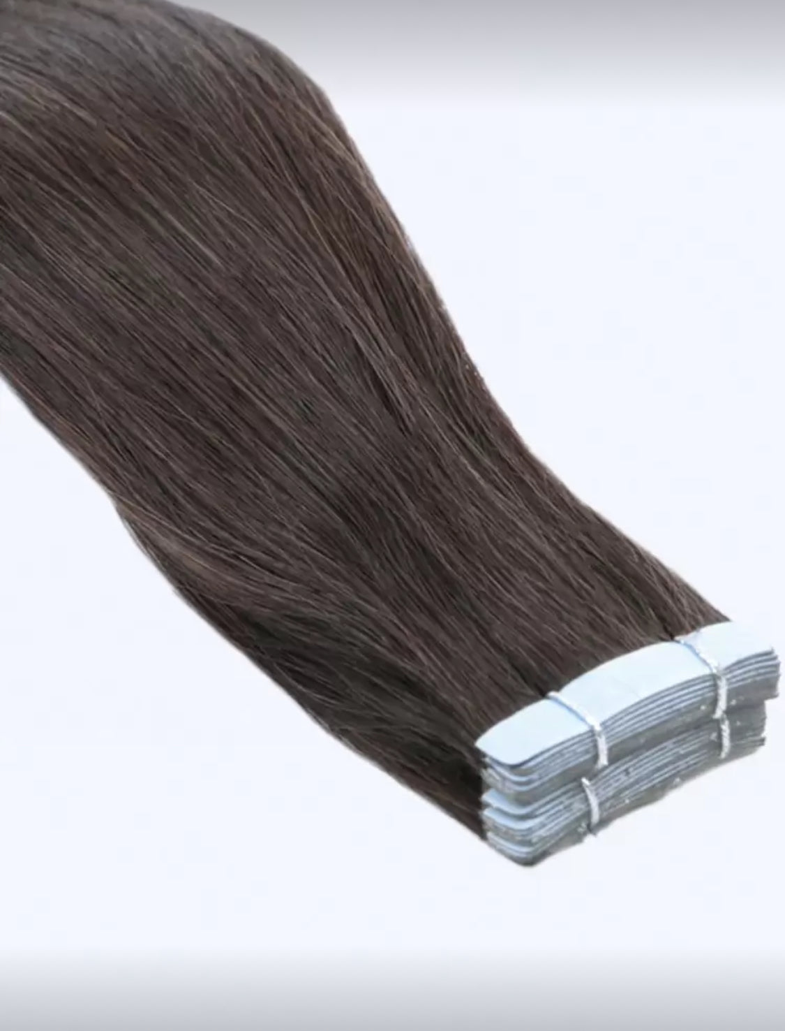 Medium Golden brown Tape in Remy Human Hair Extensions Real Remy Human Hair Black 20 Pcs/Pack In Natural Human Hair