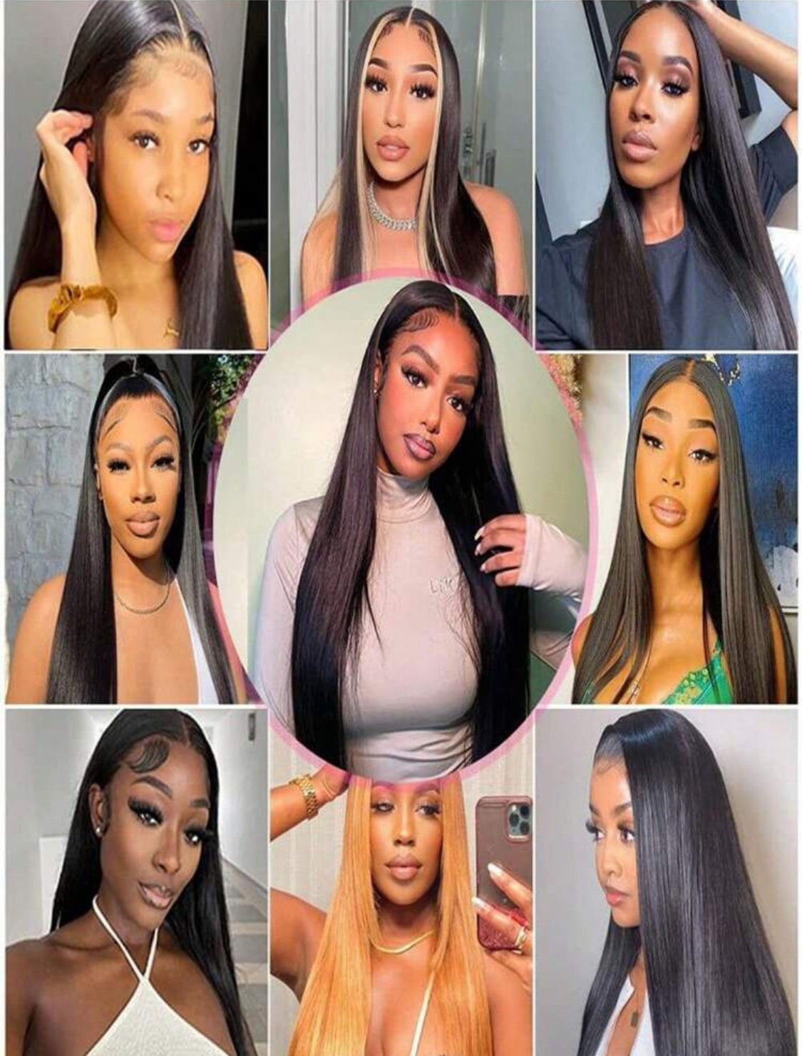 13x4  Lace Frontal Human Hair Wig Straight HD Transparent Lace Brazilian Human Hair Wig  Natural Color Wig
